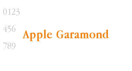Apple Garamond