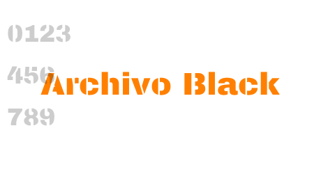 Archivo Black