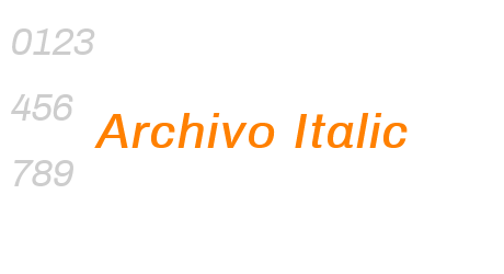 Archivo Italic