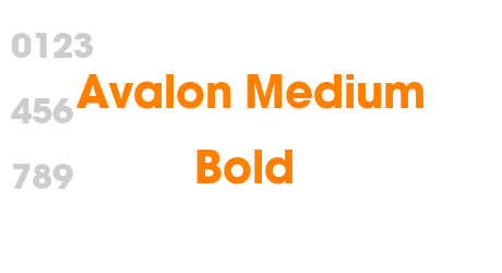 Avalon Medium Bold