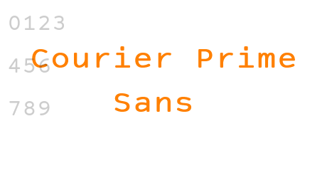 Courier Prime Sans