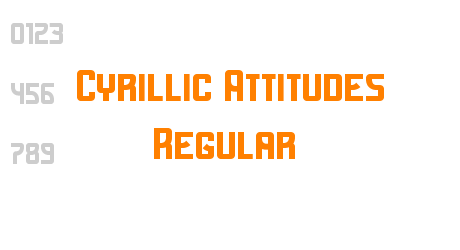 Cyrillic Attitudes Regular
