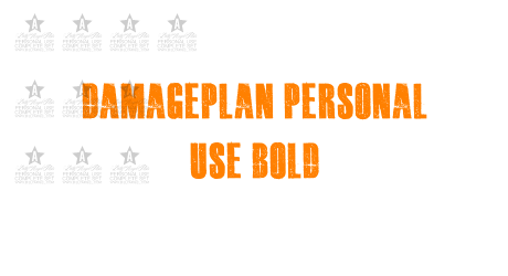 DAMAGEPLAN PERSONAL USE Bold