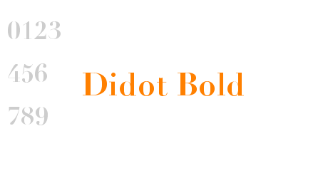 Didot Bold