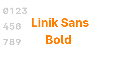 Linik Sans Bold