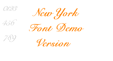 New York Font Demo Version
