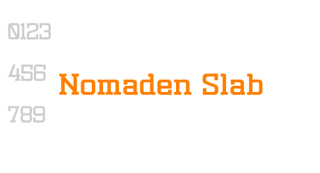 Nomaden Slab