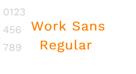 Work Sans Regular