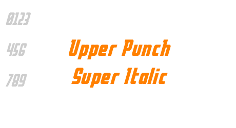 Upper Punch Super Italic