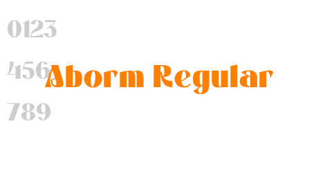 Aborm Regular