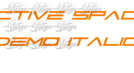 Active Space Demo Italic
