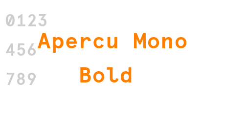 Apercu Mono Bold