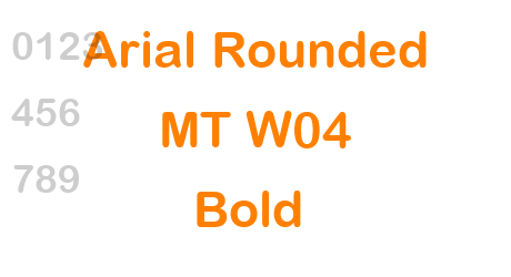 Arial Rounded MT W04 Bold