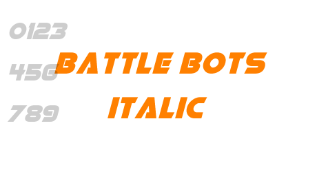 Battle Bots Italic