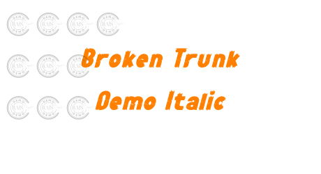 Broken Trunk Demo Italic