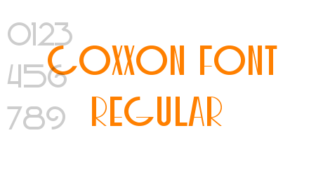 COXXON Font Regular