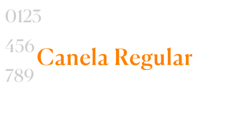 Canela Regular