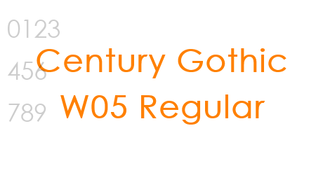 Century Gothic W05 Regular