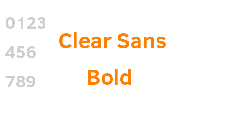 Clear Sans Bold