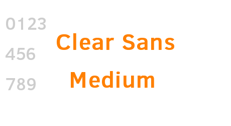 Clear Sans Medium