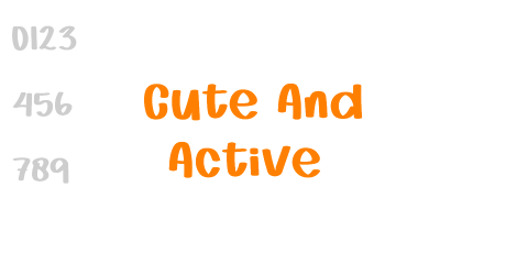 Cute And Active