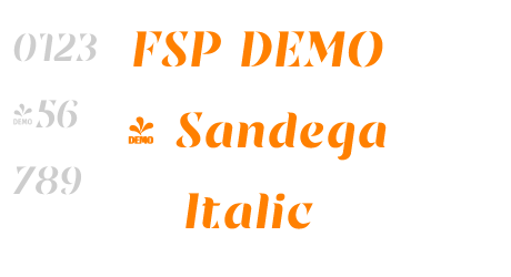FSP DEMO – Sandega Italic