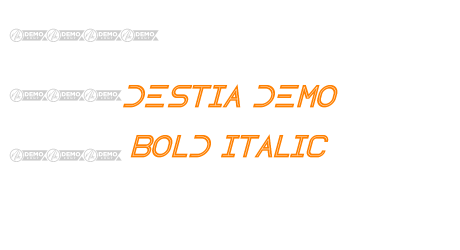 Destia Demo Bold Italic