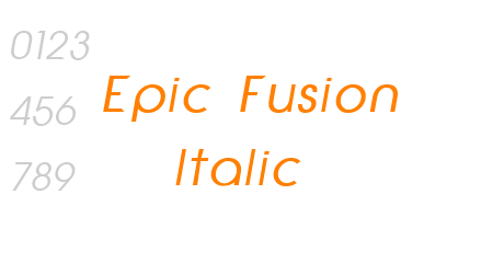 Epic Fusion Italic