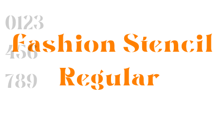 Fashion Stencil Regular