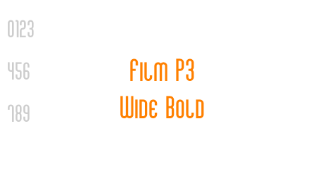 Film P3 Wide Bold