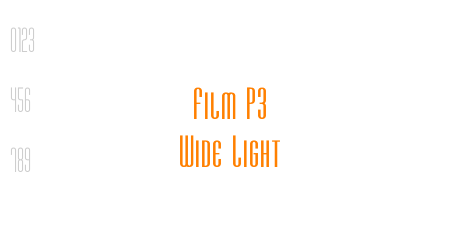 Film P3 Wide Light