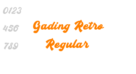 Gading Retro Regular