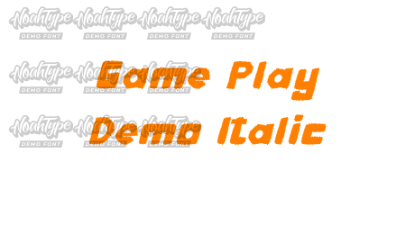 Game Play Demo Italic