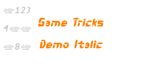 Game Tricks Demo Italic