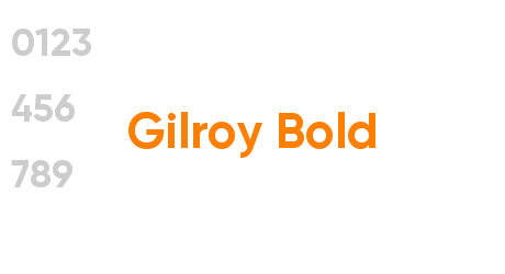 Gilroy Bold