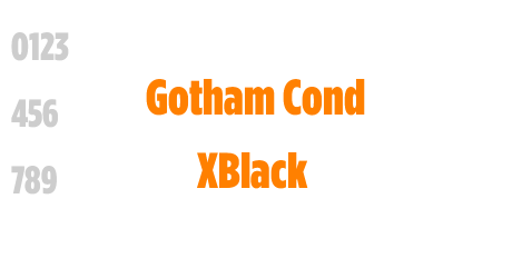 Gotham Cond XBlack