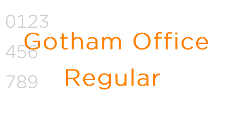 Gotham Office Regular