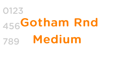 Gotham Rnd Medium