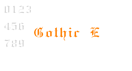Gothic E