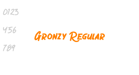 Gronzy Regular