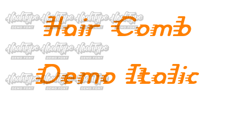 Hair Comb Demo Italic