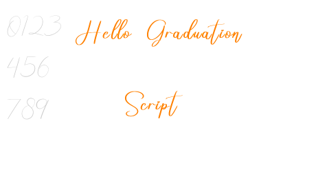 Hello Graduation Script
