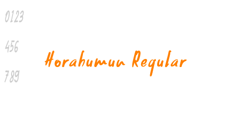Horahumun Regular