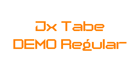 Jx Tabe DEMO Regular