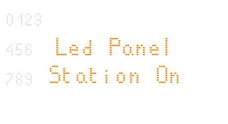 Led Panel Station On
