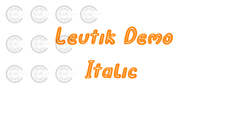 Leutik Demo Italic