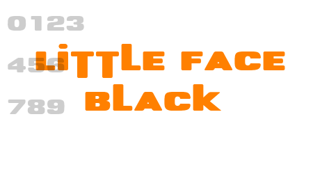 Little Face Black