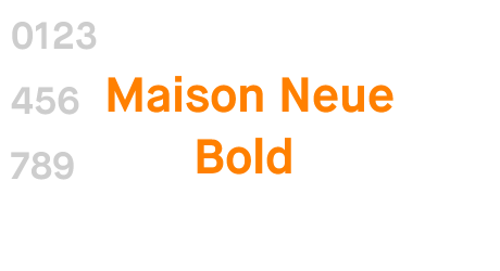 Maison Neue Bold