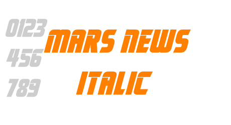 Mars News Italic