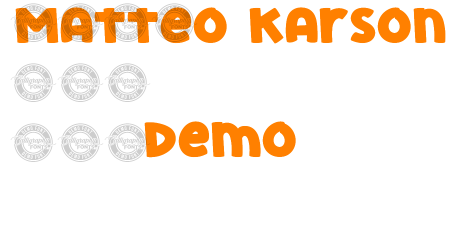 Matteo Karson Demo